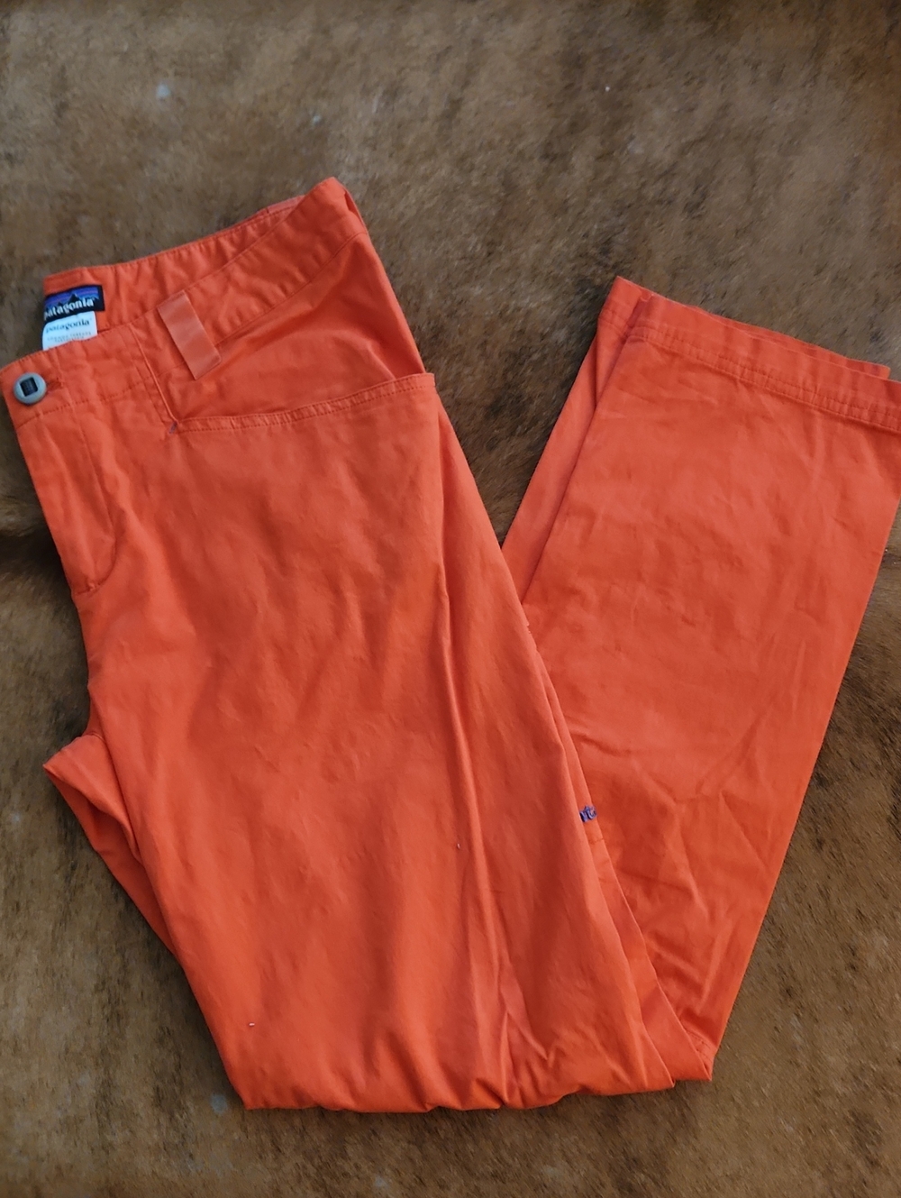 Patagonia RPS Rock Pant Orange Size 10 100% Cotton